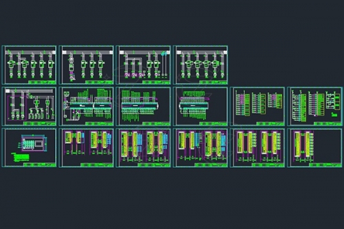 青海电气控制图纸